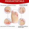 Eddrfy 2-Pack Hallux Valgus Corrector Sleeves, Invisible Lycra & TPE Bunion Socks for Day and Night view 3