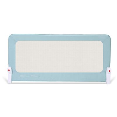 SFNIOKFG Crib Fence Bed Rail, 70 cm, Durable Breathable Universal Bed Guard, Blue, 1.8 m
