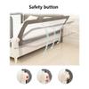 SFNIOKFG Crib Fence Bed Rail, 70 cm, Durable Breathable Universal Bed Guard, Blue, 1.8 m view 3