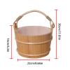 Wooden Sauna Bucket and Ladle Set view 2