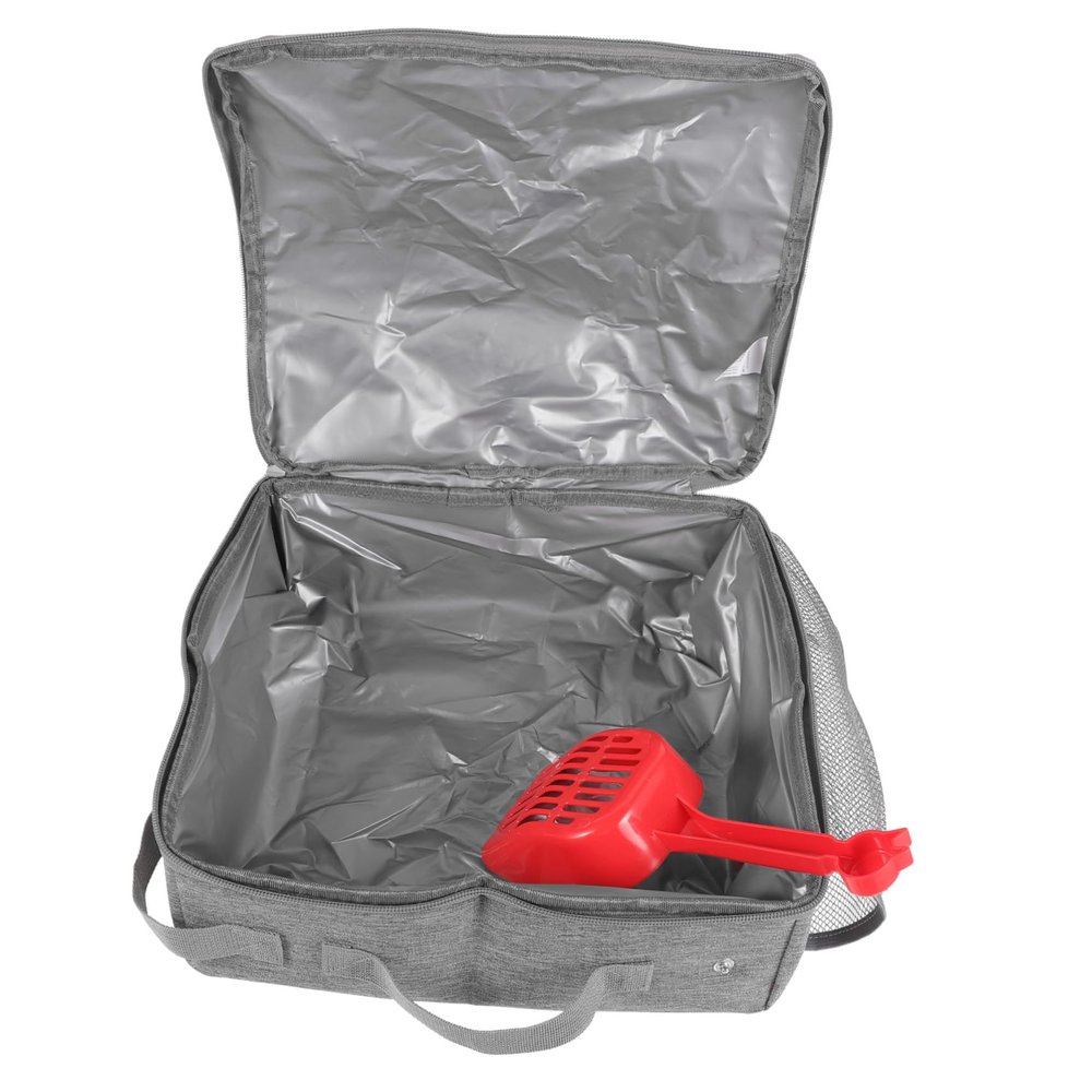 TOYANDONA Foldable Waterproof Oxford Fabric Cat Litter Box for Travel