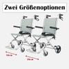 Lightweight Aluminum Travel Wheelchair, Foldable Adult Design, 46 cm Seat Width, 130 kg Capacity view 2