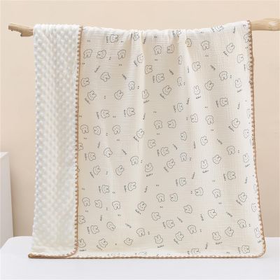 champracer Baby Blanket, 100 x 100 cm, Cotton Summer Blanket, Rabbit
