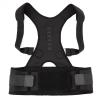 XAoSCd Winter Invisible Orthopedic Magnetic Therapy Back Support Belt, Shoulder and Spine Corrector Corset, Hair Straightener Clip, Black-Large view 1
