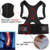 XAoSCd Winter Invisible Orthopedic Magnetic Therapy Back Support Belt, Shoulder and Spine Corrector Corset, Hair Straightener Clip, Black-Large view 4