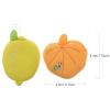 Fruit-Shaped Bath Sponges for Children, 2-Piece Set view 2