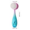 minkissy Facial Cleansing Brush for Men, Small Silicone Facial Exfoliating and Pore-Cleansing Brush view 2