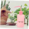 4-Pack 250 mL Eyelash Washing Bottles with Curved Nozzle, Pink PE view 4