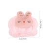 Pink Coral Fleece Face-Washing Wristbands, 1 Pair view 2