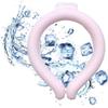 Reusable Neck Ice Ring Cooling Collar, 18°C, Pink view 1