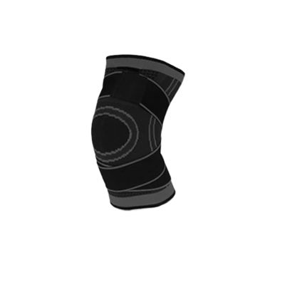 WWPMNQD Knee Support, 1 Pc, Unisex Sports Knee Pad, Elastic Compression Sleeve for Running, Fitness, Basketball and Volleyball, Black, L