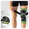WWPMNQD Knee Support, 1 Pc, Unisex Sports Knee Pad, Elastic Compression Sleeve for Running, Fitness, Basketball and Volleyball, Black, L view 2