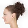 GWAWG Messy Bun Short Curly Ponytail Extension, Synthetic Hair Scrunchie Hairpiece with Clip and Drawstring (4-30) view 3