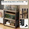 Multi-Tier Steel Aquarium Stand with Adjustable Shelf view 3