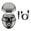 Men's Bald Head Shaver, Magnetic Floating Head, Waterproof, Wet & Dry, USB-C Rechargeable (Silver) view 1
