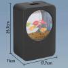 RONGSHEN Small Desktop Aquarium, Self-Cleaning Ecological Fish Tank with USB, Removable Design view 2