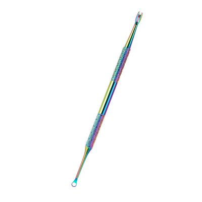 Double-Sided Stainless Steel Cuticle Pusher and Nail Cleaner Set