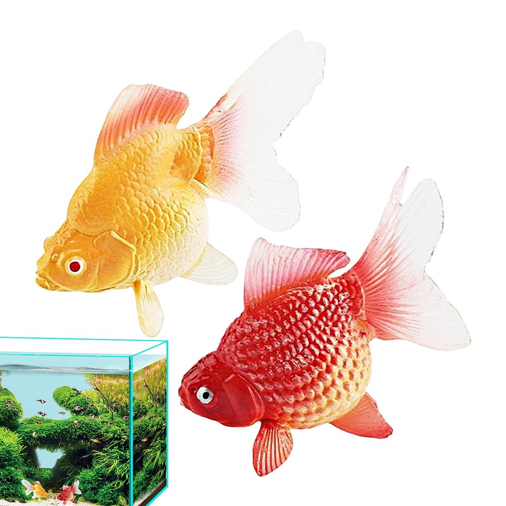 Fake Goldfish - Floating Aquarium Model
