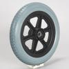 12-Inch Manual Wheelchair Rear Wheels, Non-Inflatable PU Tires, Transport Chair Replacement Parts (Black) view 4