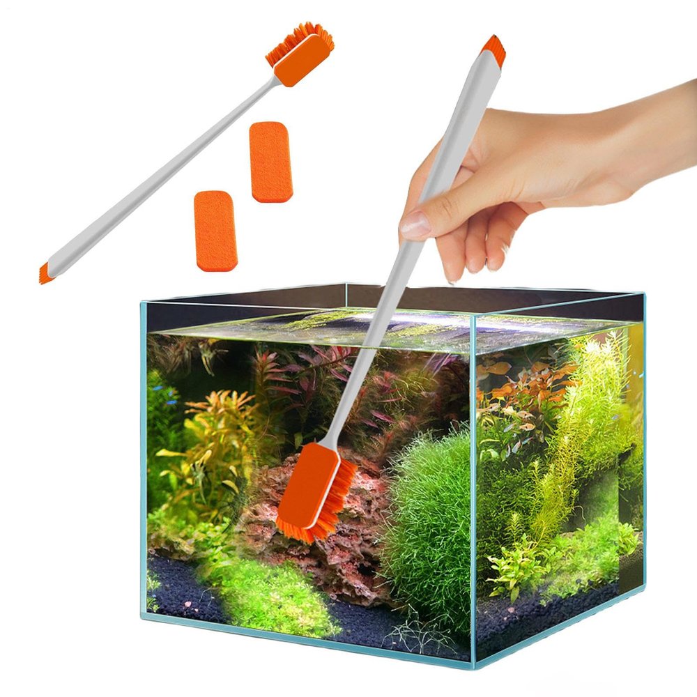 Aquarium Cleaning Brush - Double-Sided Algae Cleaner