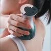 SXTYYH 3-in-1 Electric Meridian Massage Brush with Adjustable Vibrations, White view 2