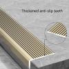 XDAPILMER Aluminum Stair Edge Protector, Self-Adhesive, Black, 90 cm, 30 × 20 mm view 4