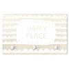 micasia Wooden Children's Coat Rack, Sayings Design, Made in Germany, White, 40 x 25 cm view 1