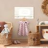 micasia Wooden Children's Coat Rack, Sayings Design, Made in Germany, White, 40 x 25 cm view 4