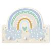 micasia Children's Coat Rack, Space Sky Design, Rainbow Motif, Made in Germany, 1122 (40 x 30 cm) view 1
