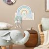 micasia Children's Coat Rack, Space Sky Design, Rainbow Motif, Made in Germany, 1122 (40 x 30 cm) view 4
