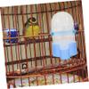 Toyvian Automatic Bird Feeder and Water Dispenser view 3