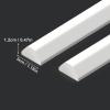 GTHTUHFD Shower Barrier, Foldable Threshold Water Dam, Self-Adhesive Shower Threshold, Bathtub Shower Water Stopper, Water Retaining System, Bathroom, Toilet, Blue – 2 m / 78.74 in view 3
