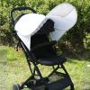 Baby Stroller Sun Shade, White view 3