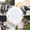 Baby Stroller Sun Shade, White view 4