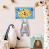 micasia Children's Wooden Coat Rack, Pirate Design, Made in Germany, 40 x 25 cm view 3