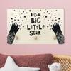 micasia Children's Wooden Coat Rack with Sayings, Made in Germany, Black, 40 × 25 cm view 2