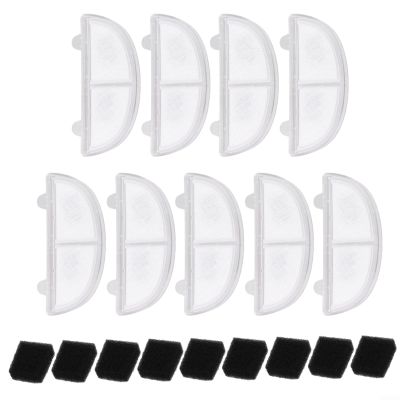 Gdfnmogo Water Fountain Filters for HomeRunPet WF20/CF20, 9 Filters + 9 Sponges