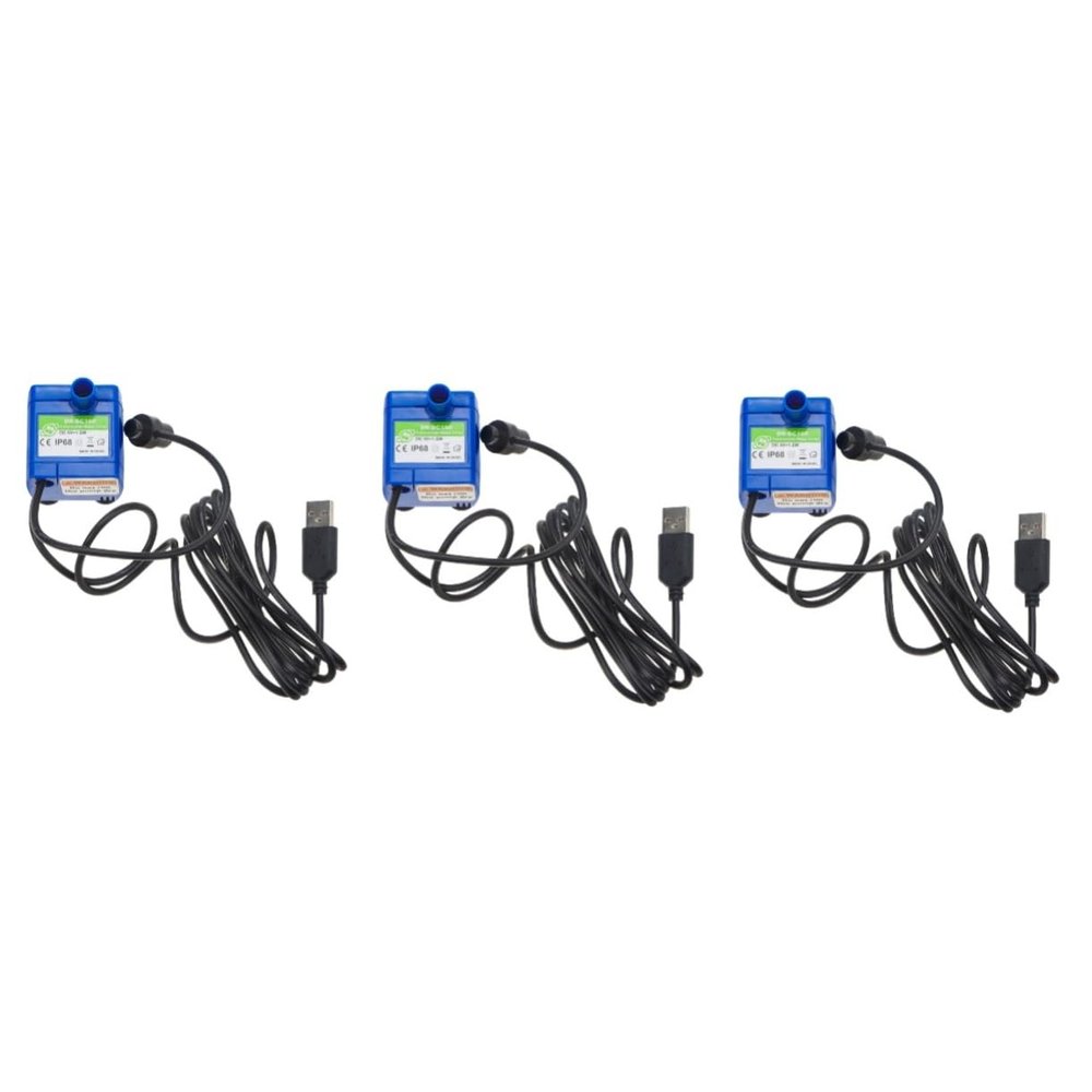 DIYEAH 3-Piece Pet Water Pump Set, Blue
