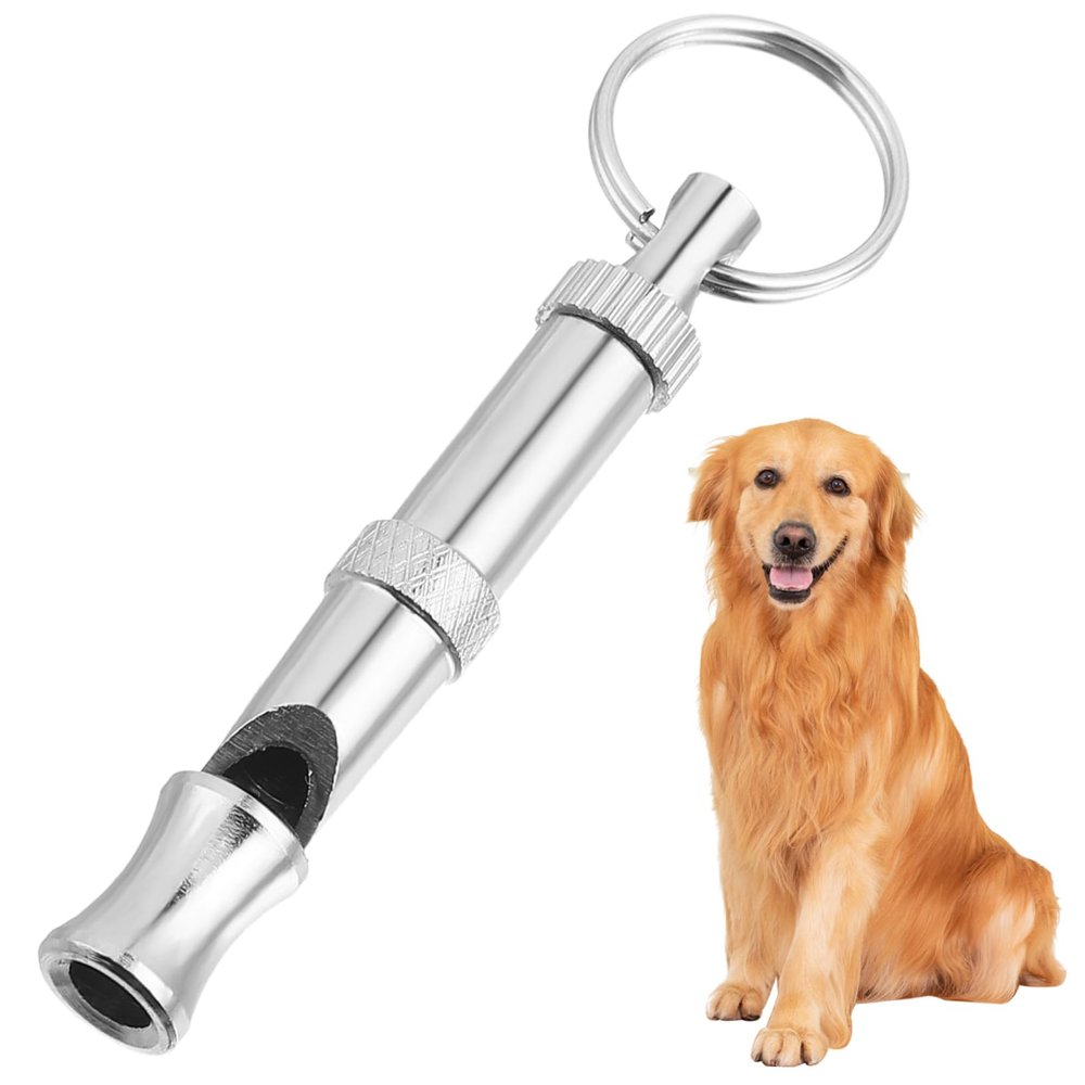 POPETPOP Dog Whistle - Durable Nickel-Plated Brass
