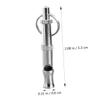 POPETPOP Dog Whistle - Durable Nickel-Plated Brass view 2