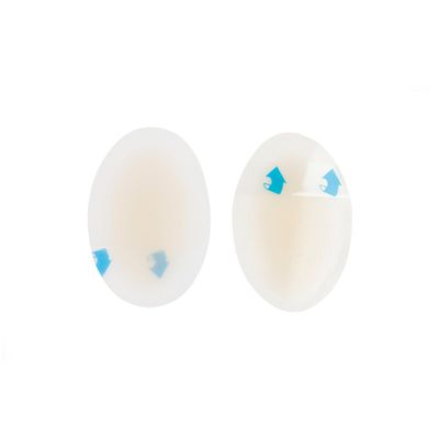 DEARMAMY 4-Piece Gel Heel and Blister Pads for Women, Transparent Shoe Cushions for High Heels, Comfortable and Flat Shoes