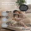 Smann Foldable Baby Playpen 100 x 100 cm with Cloud Air Mattress, Gray view 2