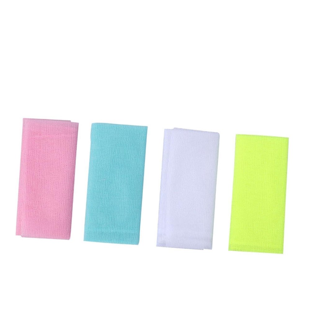 DEARMAMY 4-Piece Long-Strip Nylon Back Scrubber