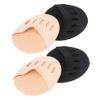 PACKOVE 2 Pairs of Five-Toe Peep-Toe Half Socks, Breathable and Sweat-Absorbing view 1