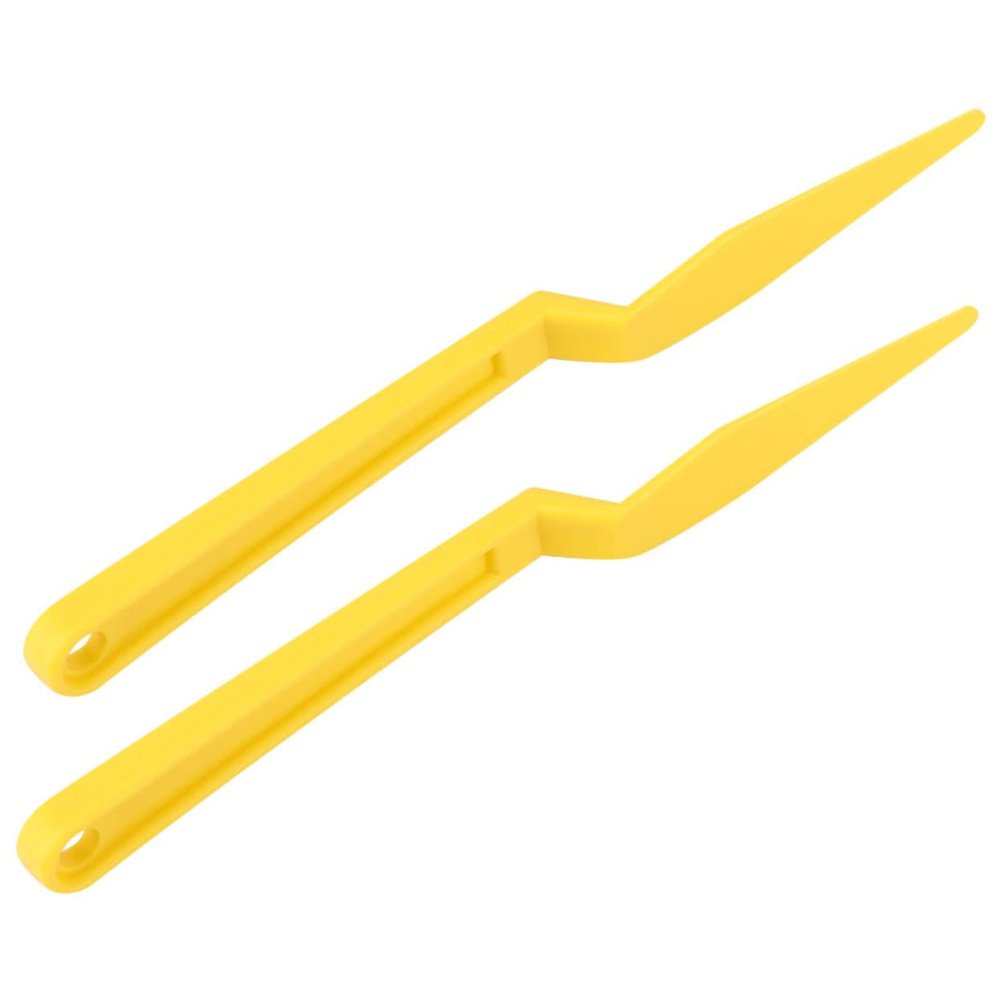 Homoyoyo 2-Pack Yellow Plastic Squeegee for Vehicle Wrapping