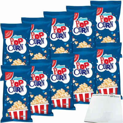 usy Bundle for Gut & Günstig Sweet Popcorn, 10 x 200 g Bags + usy Block