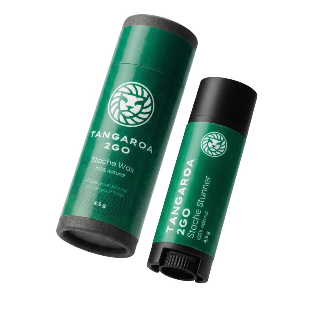 MANEFORGE Tangaroa 2Go Mustache Wax, 4.5 g, Medium Hold, Citrus