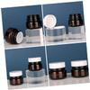 VALICLUD 4-Piece Cosmetic Jars with Lids, Empty Cream and Sample Jars, Reusable Lotion Containers for Travel and Camping view 4