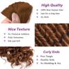 Boho Braiding Hair, 110 g, 55.9 cm, Curly, 12A Deep Wave, 3 Bundles/Pack, 30# view 3