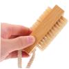 Double-Sided Bamboo Nail Brushes, 2 Pieces view 3